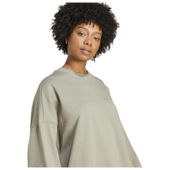 Adidas Γυναικείο φούτερ Essentials Linear Oversized Crew Sweatshirt